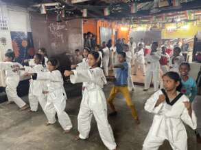 Taekwondo Classes in the Topsia Centre