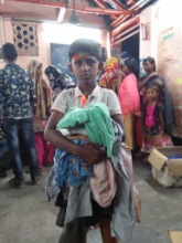 Receiving clothing donation