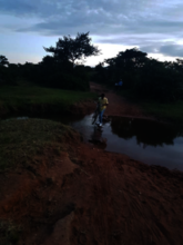 Road to School: Eroded by Rains