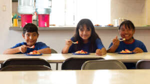 Provision of healthy meals and snacks.