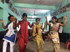 Welcome dance performed by girls