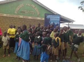 Joyce and Nyabogoye primary school pupils