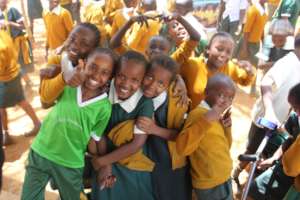 Murema pupils after anti FGM/early pregnancy sessi