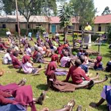 Facilitation at Nyasumi primary school