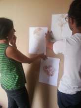 Artist in action for "Bosque de la Vida" mural