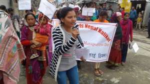 Singing about menstruation in Kalikot