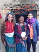 Maya Khaitu (right); Days for Girls Nepal
