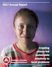 Otomi leader, cover page, 2017 Annual Report