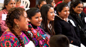 Otomi and Nahua collective leaders at PSYDEH forum