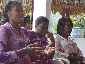 Preventing VAWG activists at a training.