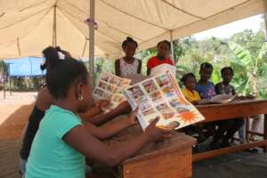 A Girls' Club in southeastern Haiti.