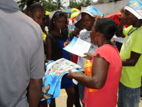 Community activists working to prevent violence.