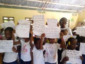 Girls' Club members and their club mentor.