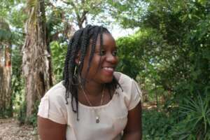 A Girls' Club leader in southeastern Haiti.