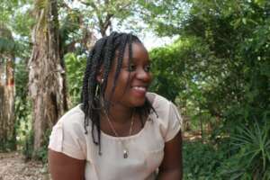 A Girls' Club leader in southeastern Haiti.