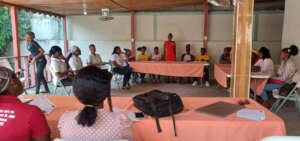 A Young Feminists gathering in Jacmel this January