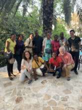 Meeting with adult survivors of child slavery.