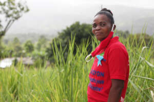 A just trained local anti-VAWG activist in Haiti.