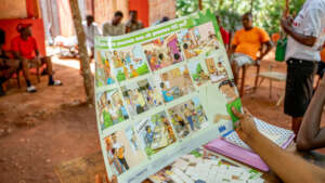 Example of a poster (community dialogue tool)