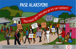 SASA! Action Phase materials to prevent VAWG.