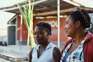 Taroody and Mirtha lead a local Girls' Club.