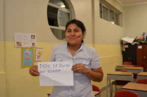 Pamela 'You can do everything, never give up'