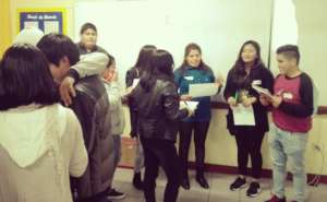 A session at Romeo Luna Victoria School