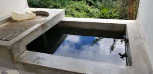 Typical Honduran sink and source of drinking water