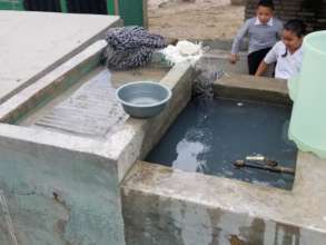 Kids drank from this trough prior getting filters.
