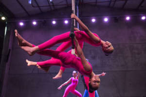 Some trapeze work