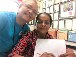 Orbelina a proud student of Primaria