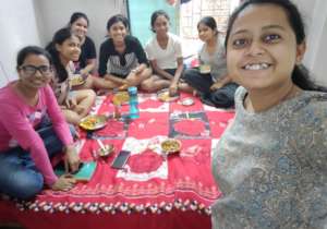 Girls group in the vocational course