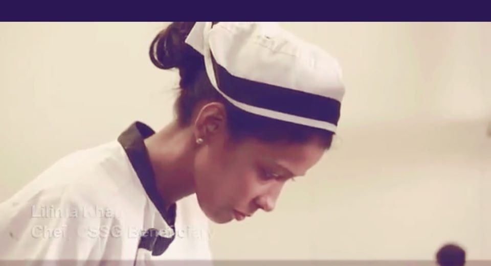 Chef in her kitchen!