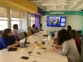 We welcomed guests in person, and online