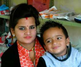 Mother and Child Waiting