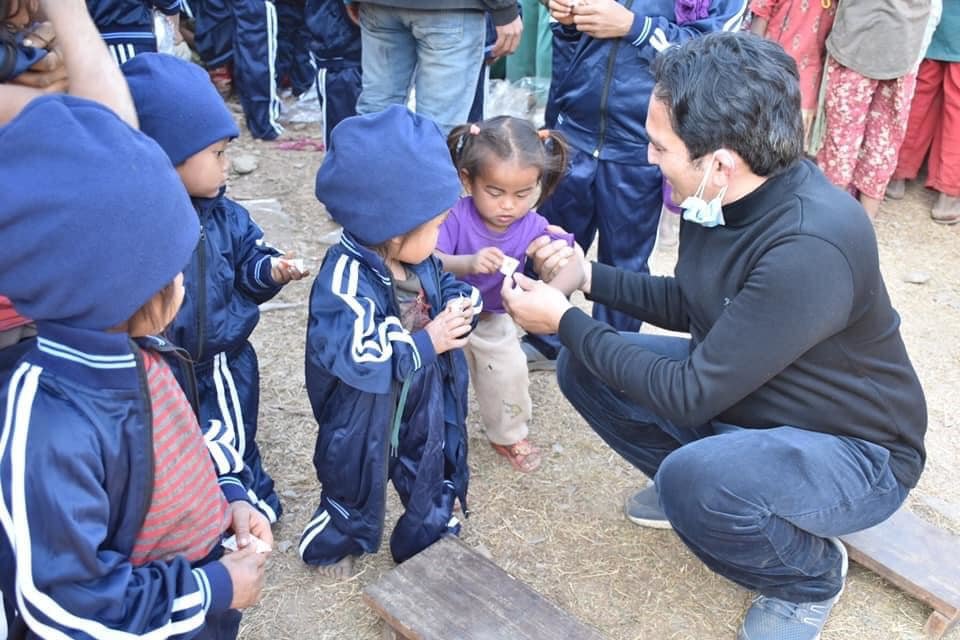 Education and food for poor children in Nepal