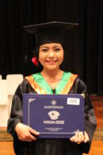 Sponsored Girl Who Graduated from University