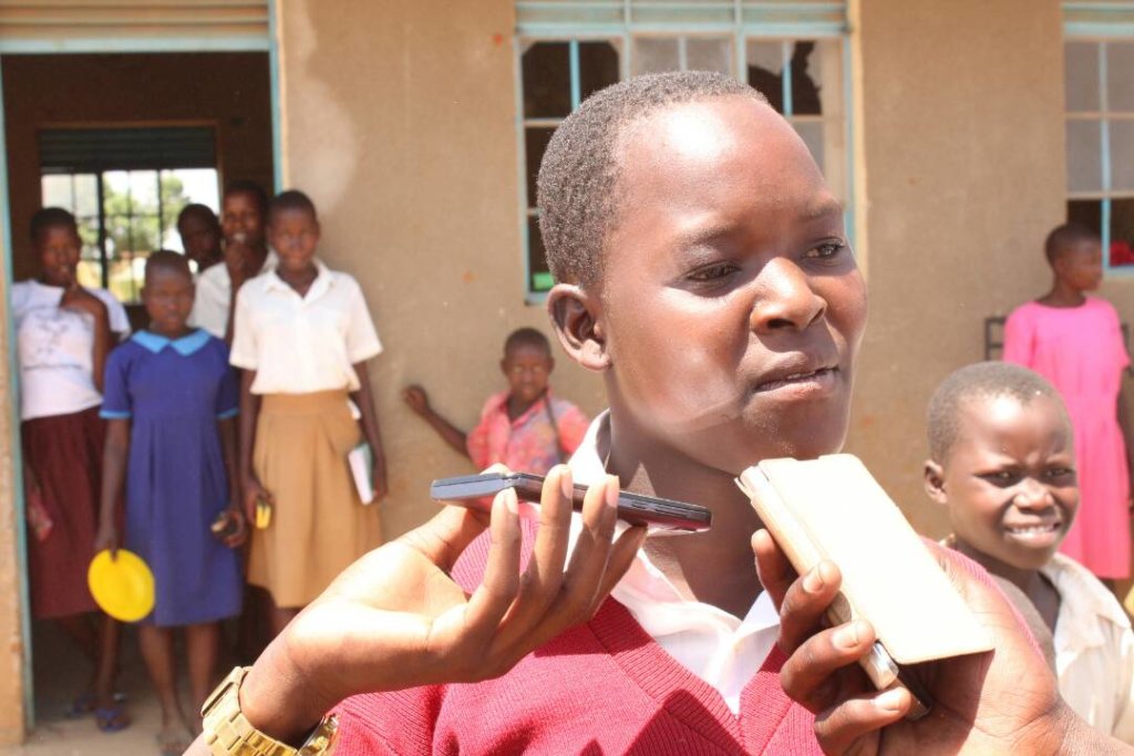 Drinking water for a primary school in Uganda