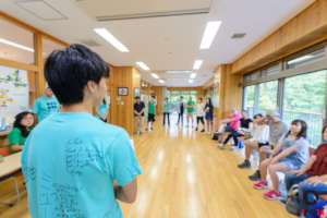 LIT participant giving speech