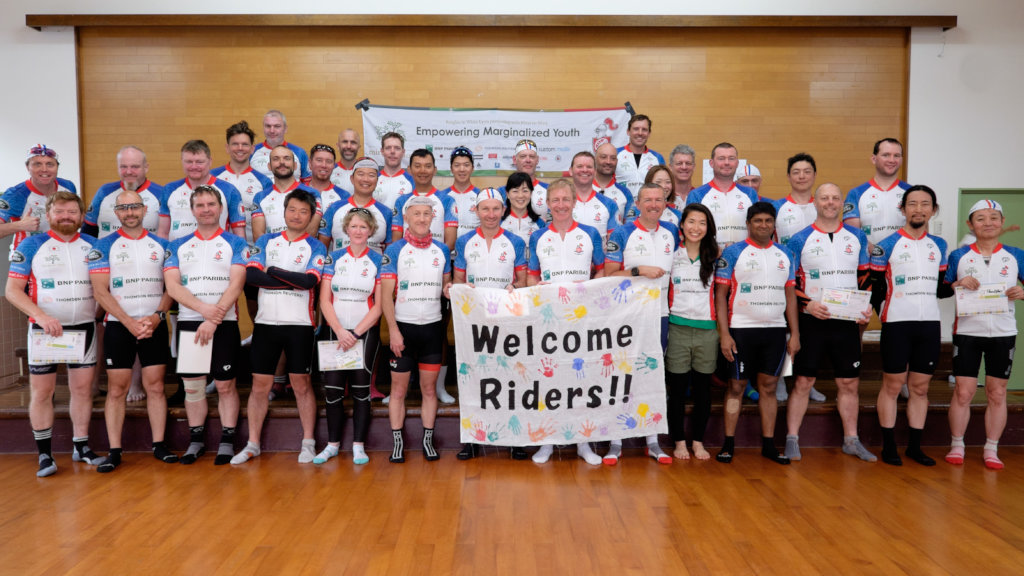 KIWL Charity Ride for Marginalized Youth in Japan