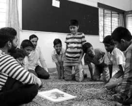 Participants engaging with the mentors during AfE