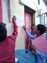 Awareness on gender based violence through posters