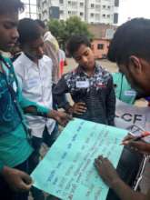 Pledge,take a stand against gender based violence
