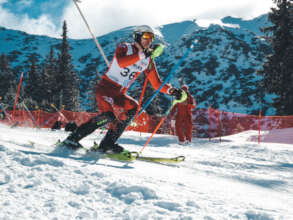 Skiers at the 2023 Virtus World Champs - Austria