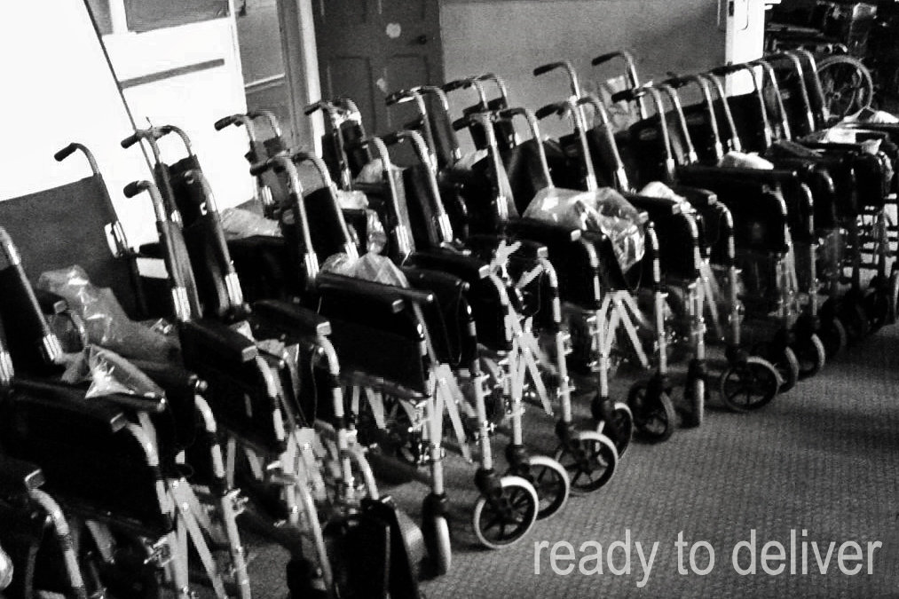 refurbished wheelchairs = recycling