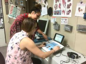 Our staff were trained on new equipment.