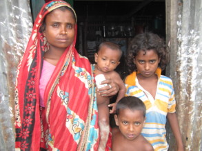 A poor family of Kishoregonj district