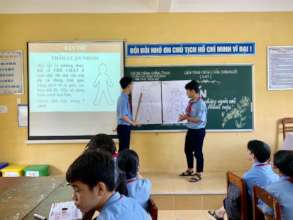 Training for students in Hue