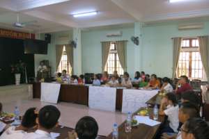 Training for children of CS DOLISA Hue