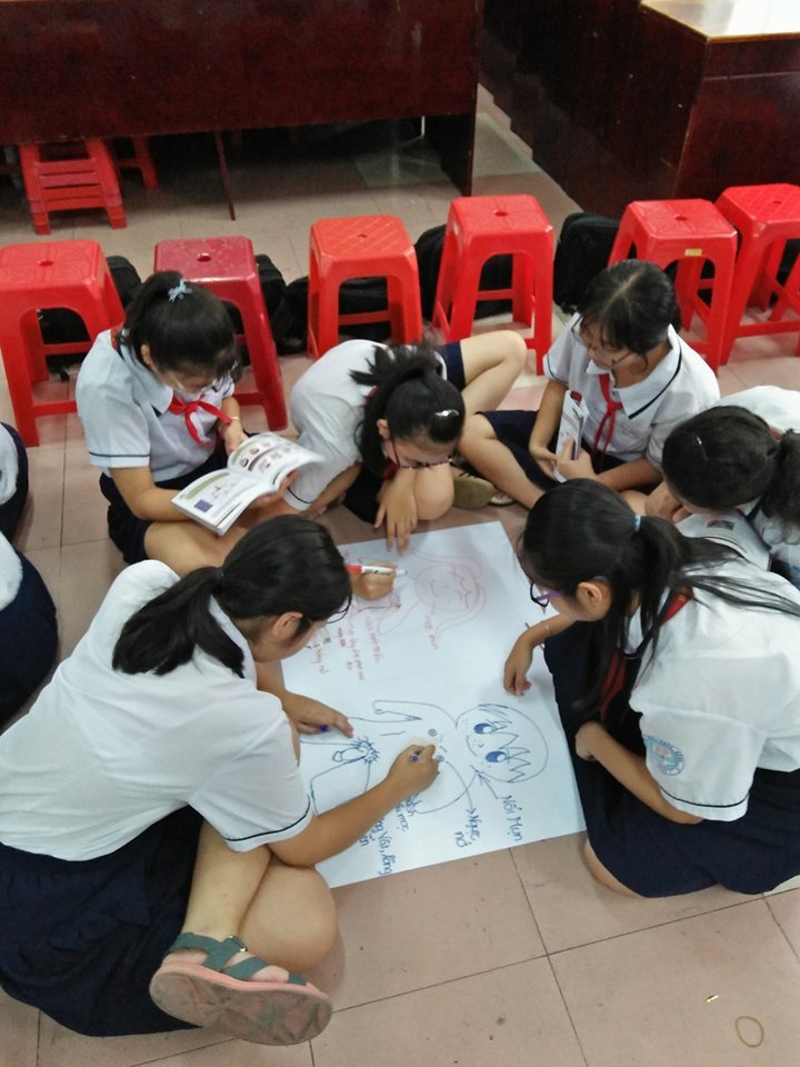 Children at HCMC school